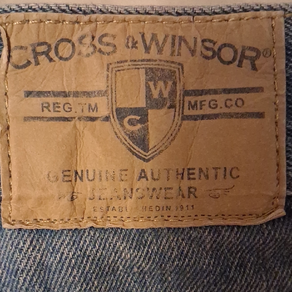 2 Pairs Of Cross & Winsor Blue Jeans 38x34